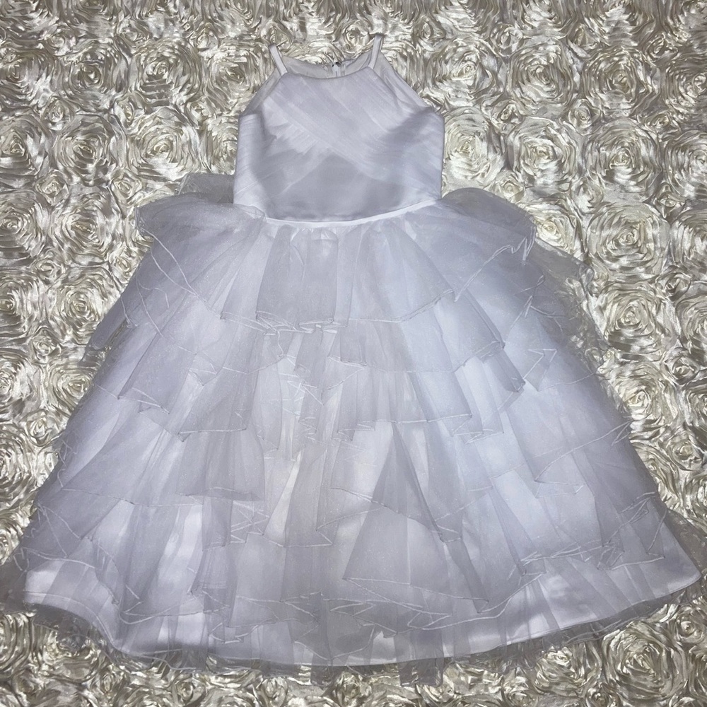 Joan Calabrese white girls dress size 6